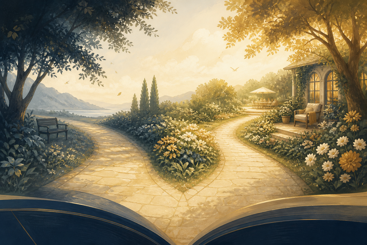 Editorial illustration for Retiring From Something vs. Retiring To Something