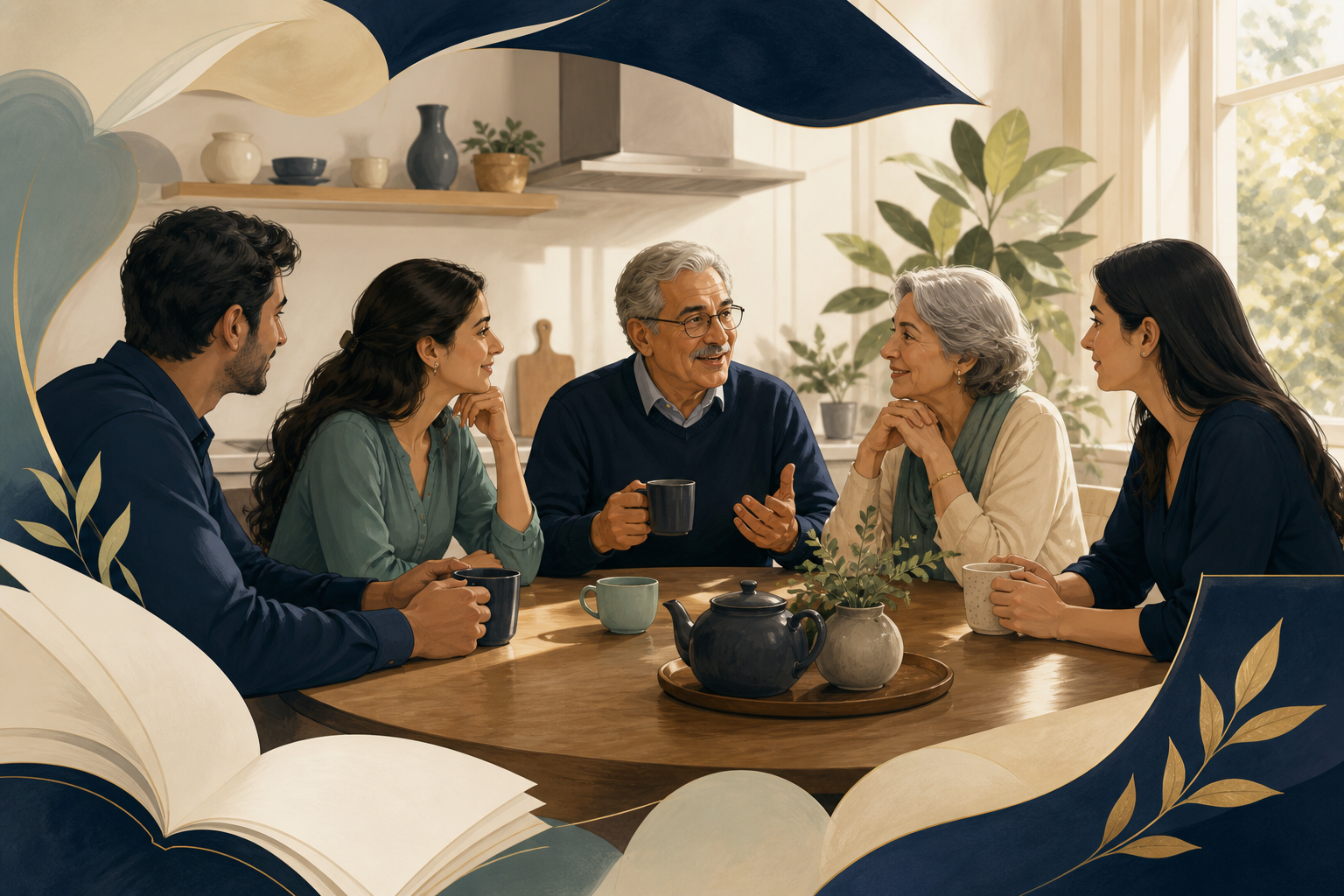 Editorial illustration for Telling the Next Generation About This Chapter