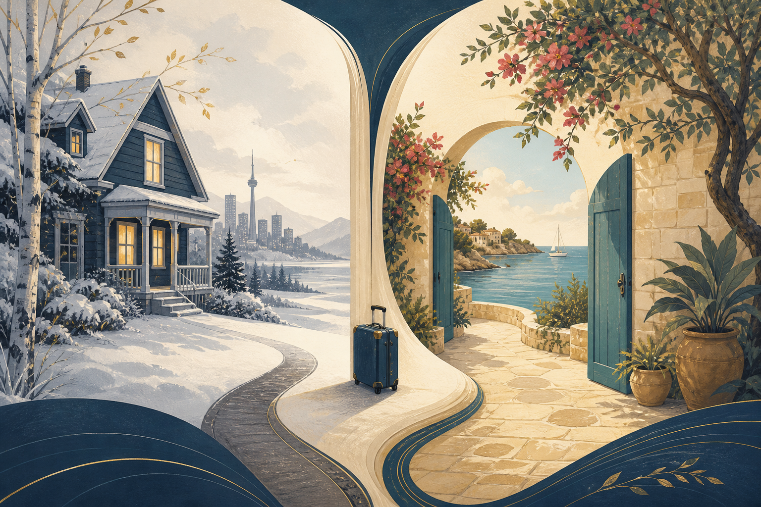 Editorial illustration for The Chapter That Only Happens for Half the Year