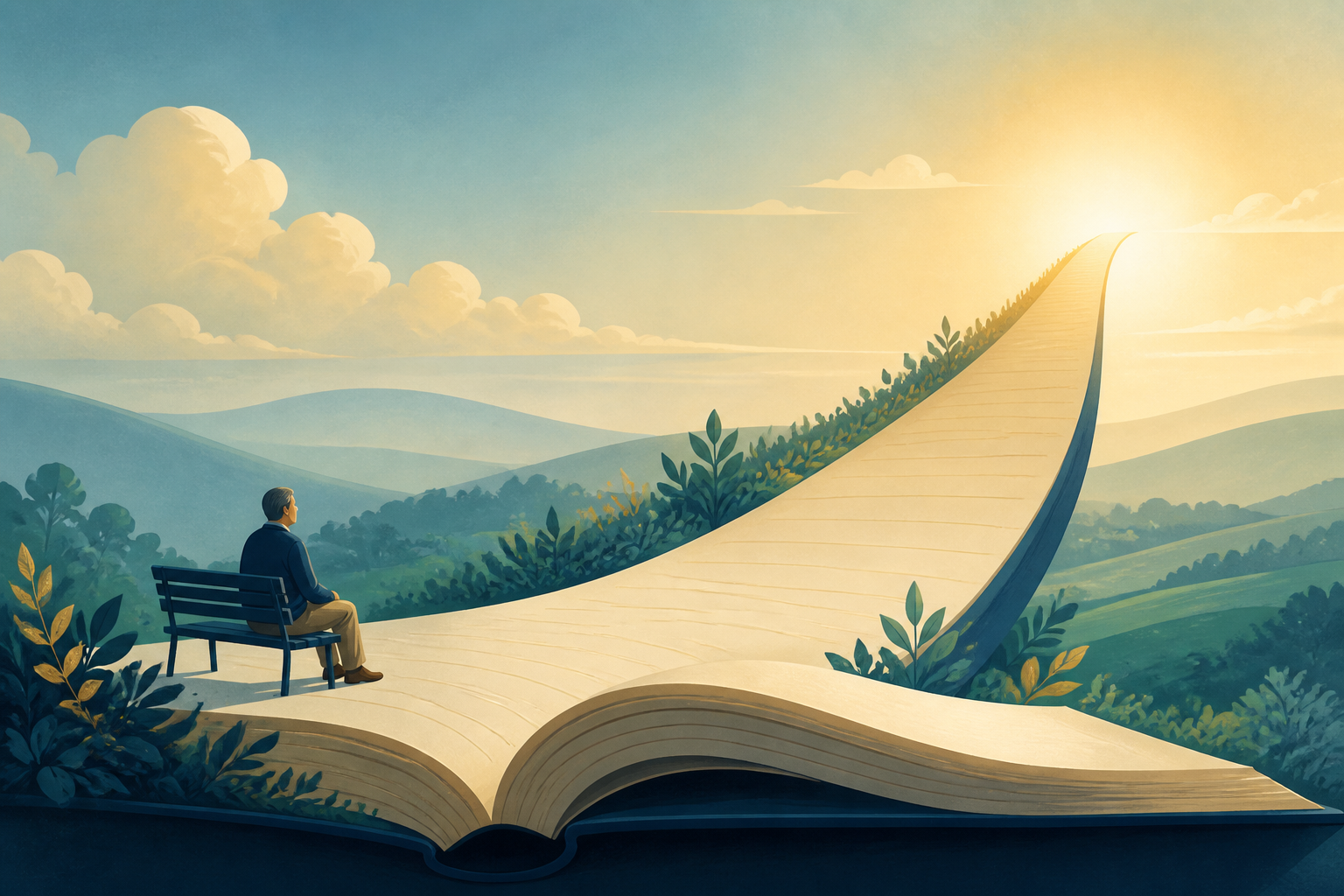 Editorial illustration for The Slow Chapter Before the Fast One