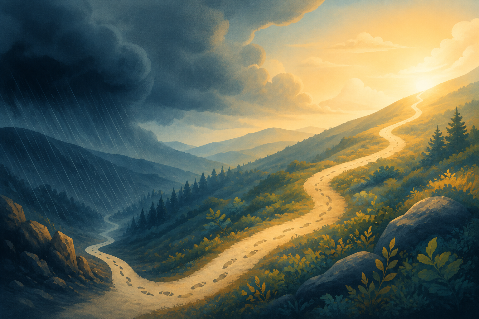 Editorial illustration for The Worst Possible Day to Start, and It Still Worked Out